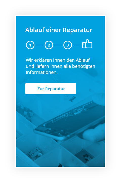 Ablauf einer Reparatur