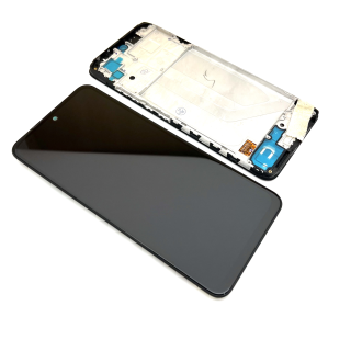 Ersatz Xiaomi Redmi Note 10S Display Glas Touchscreen Komplettset mit Rahmen Black